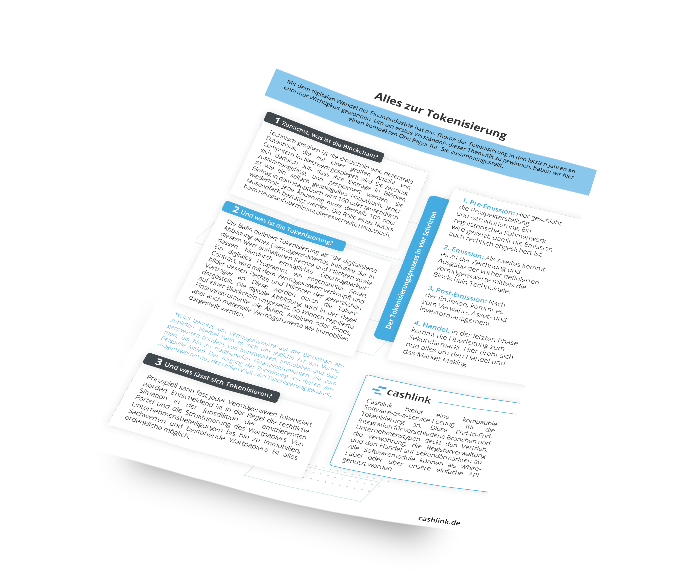tokenisierung onepager von ComFlash GmbH mockup